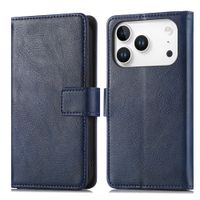 imoshion Étui de télephone portefeuille de luxe Apple iPhone 18 Pro Max / 17 Pro Max - Bleu foncé