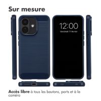 imoshion Coque Brushed Xiaomi Redmi Note 17 Pro - Bleu foncé