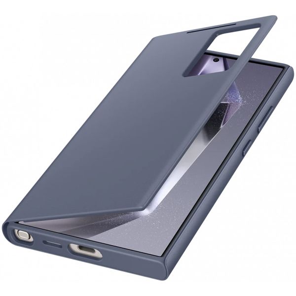 Samsung Original Coque S View Samsung Galaxy S24 Ultra - Violet