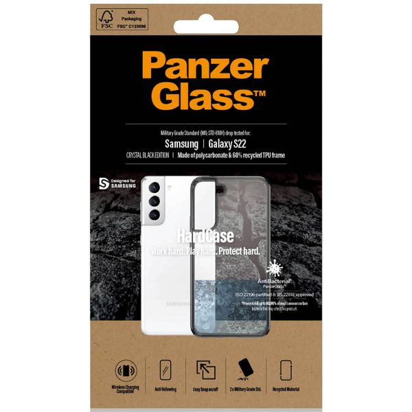PanzerGlass ClearCase AntiBacterial Samsung Galaxy S22 - Transparent