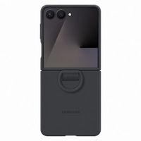 Samsung Original Coque en silicone Ring Samsung Galaxy Z Flip 7 - Black
