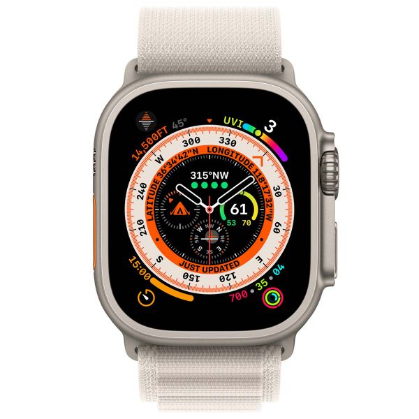 Apple Bracelet Alpine Loop Apple Watch | 44/45/46/49 mm - Taille S - Starlight