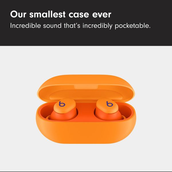 Beats Solo Buds - Édition Spéciale Festive - Écouteurs intra-auriculaires Bluetooth sans fil - Orange