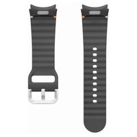 Samsung Bracelet Sport original Samsung Galaxy Watch 4 / 5 / 6 / 7 / FE (20 mm) - Taille S/M - Dark Gray