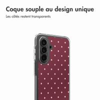 imoshion Coque Design Samsung Galaxy A18 (4G) / A17 (4G/5G) - Polka Dot Bordeaux