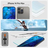 Spigen Protection d'écran en verre trempé GLAStR Fit 2 Paquets + Applicator Apple iPhone 14 Pro Max