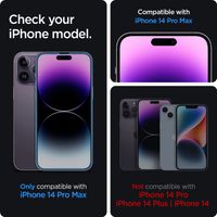Spigen Protection d'écran en verre trempé GLAStR Fit 2 Paquets + Applicator Apple iPhone 14 Pro Max