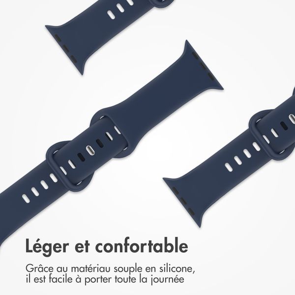 imoshion Bracelet en silicone⁺ Apple Watch | 38/40/41/42 mm - Taille S/M - Midnight