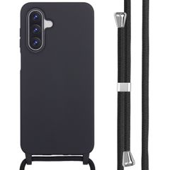 imoshion Coque en silicone avec cordon Samsung Galaxy A17 (5G) / (4G) - Noir