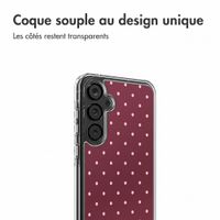 imoshion Coque Design Samsung Galaxy A55 - Polka Dot Bordeaux
