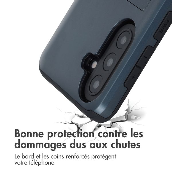 imoshion Coque arrière avec porte-cartes Samsung Galaxy A57 (5G) - Bleu foncé