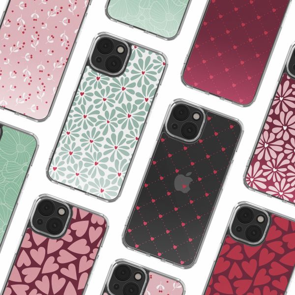 imoshion Coque Design Apple iPhone 14 - Bloom Love Sage Green