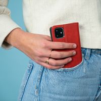 imoshion Étui de télephone portefeuille de luxe Apple iPhone 8 Plus / 7 Plus - Rouge
