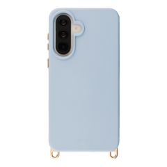 Selencia Coque arrière Rivièra avec MagSafe avec crochets amovibles Samsung Galaxy A36 / A56 - Powder Blue