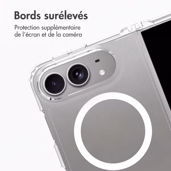 Accezz Coque arrière Xtreme Impact avec MagSafe Apple iPhone Duo - Transparent
