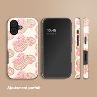 Selencia Coque arrière Vivid avec MagSafe Apple iPhone 17 - Paisley Blush