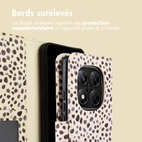 imoshion Étui de télephone portefeuille Design Xiaomi Redmi Note 14 Pro (5G) / 14 Pro Plus (5G) - Black And White Dots