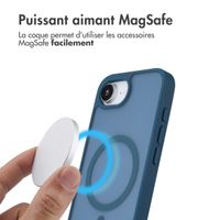imoshion Coque Color Guard avec MagSafe Apple iPhone 17e / 16e - Bleu foncé