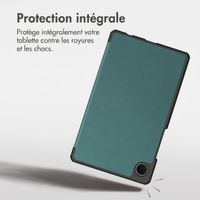 imoshion Coque tablette Trifold Samsung Galaxy Tab A11 / A9 8.7 pouces - Vert foncé