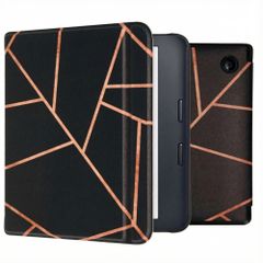 imoshion Design Slim Hard Sleepcover avec support Tolino Vision 5 - Black Graphic