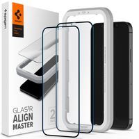 Spigen Protection d'écran en verre trempé AlignMaster Cover Apple iPhone 12 (Pro)