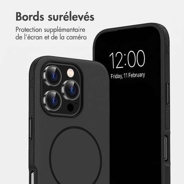 imoshion Coque arrière Color avec Thin MagSafe Ring Apple iPhone 16 Pro - Noir