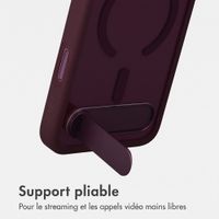 Accezz Coque arrière Hold avec MagSafe Apple iPhone 18 Pro Max / 17 Pro Max - Dark Cherry