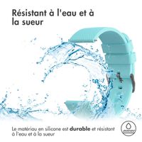 imoshion Bracelet en silicone flexible  - Connexion universelle 22 mm - Bleu clair