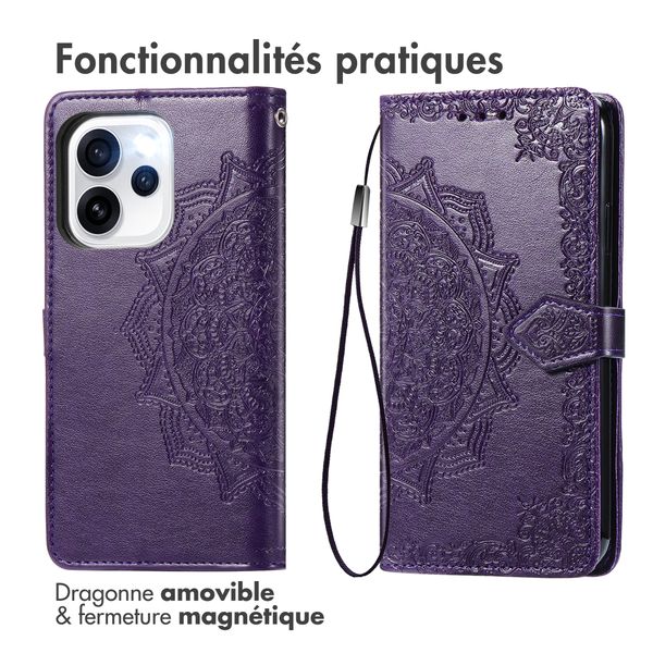 imoshion Etui de télephone Mandala Oppo Reno15 Pro (5G) - Violet