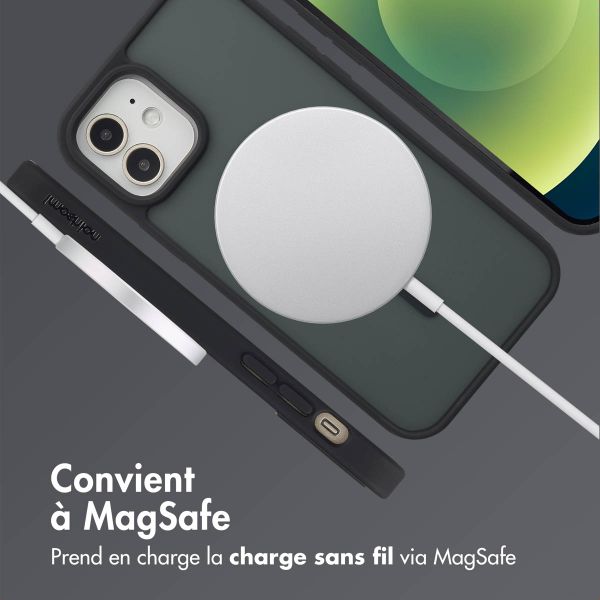 imoshion Coque Color Guard avec MagSafe Apple iPhone 12 (Pro) - Noir