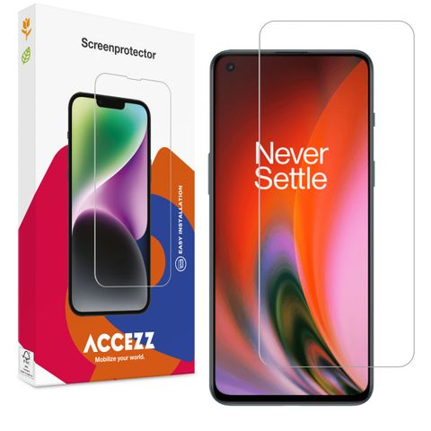 Accezz Protection d'écran en verre trempé OnePlus Nord 2