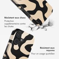 Selencia Coque arrière Vivid Apple iPhone 17 - Art Wave Black