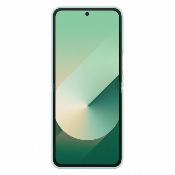 Samsung Original Coque en silicone Ring Samsung Galaxy Z Flip 6 / Flip 7 FE - Mint
