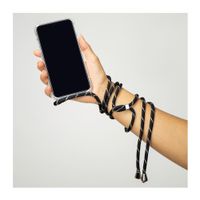imoshion Coque arrière transparente avec cordon Apple iPhone 8 Plus / 7 Plus - Noir & Doré