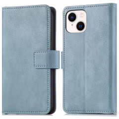 imoshion Étui de télephone portefeuille de luxe Apple iPhone 14 / 13 - Bleu clair
