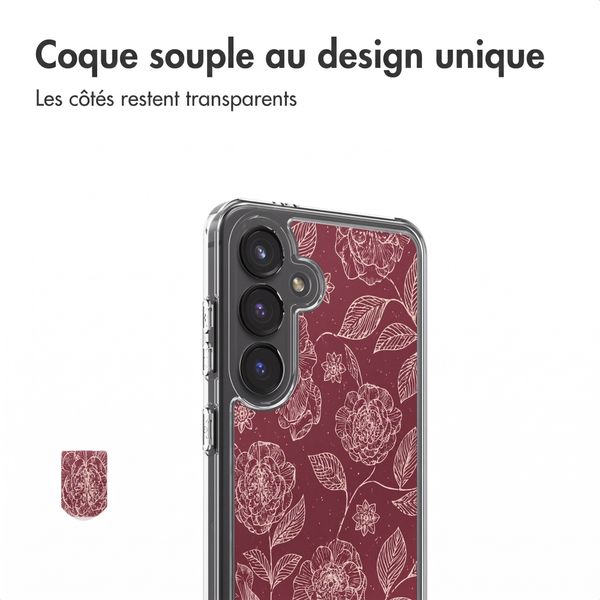imoshion Coque Design Samsung Galaxy S24 - Deep Rose