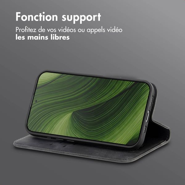 imoshion Étui de téléphone portefeuille Slim Fairphone 6 - Noir