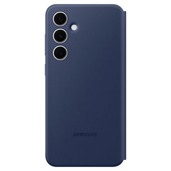Samsung Original Coque S View Samsung Galaxy S24 FE - Bleu