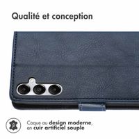 imoshion Étui de télephone portefeuille de luxe Samsung Galaxy A26 - Bleu foncé
