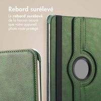 imoshion Coque tablette rotatif à 360° Samsung Galaxy Tab S10 Plus / Tab S9 FE Plus / Tab S9 Plus - Vert