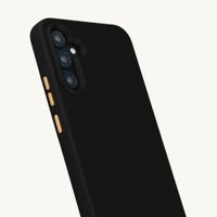 Selencia Coque arrière Rivièra avec MagSafe avec crochets amovibles Samsung Galaxy A34 (5G) - Velvet Black