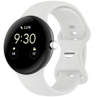 imoshion Bracelet en silicone⁺ Google Pixel Watch / Watch 2 / Watch 3 / Watch 4 (41 mm) - Taille S - Blanc