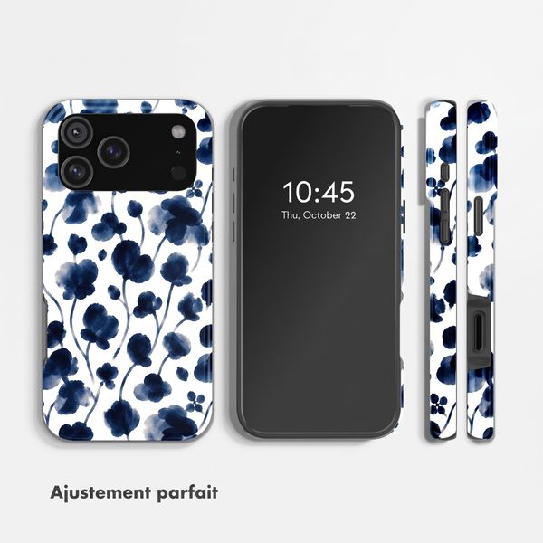 Selencia Coque arrière Vivid avec MagSafe Apple iPhone 18 Pro Max / 17 Pro Max - Midnight Blossom