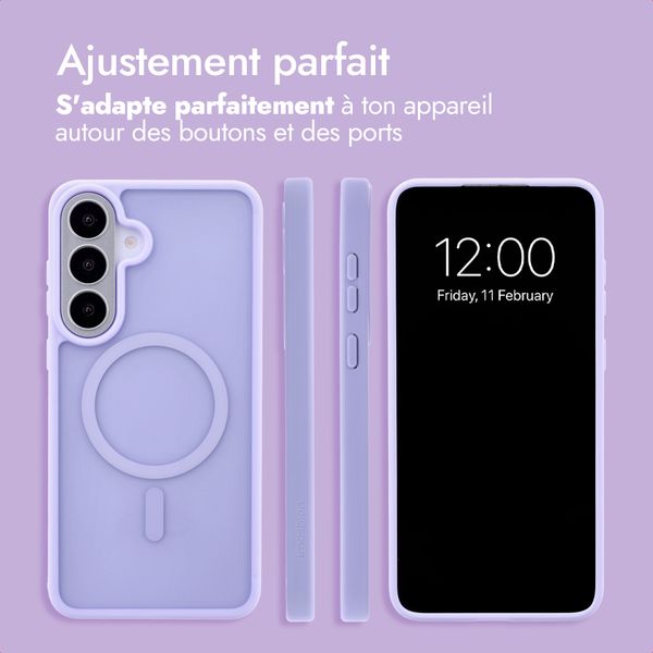 imoshion Coque Color Guard avec MagSafe Samsung Galaxy S26 FE / S25 FE - Lilas