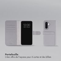 Accezz Coque portefeuille Edge amovible avec MagSafe Samsung Galaxy A27 (5G) - Gris
