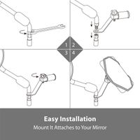 Bone Support de téléphone Bike Tie 4 pour scooter - Universel - Noir