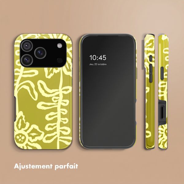 Selencia Coque arrière Vivid Apple iPhone 18 Pro Max / 17 Pro Max - Chalky Bloom