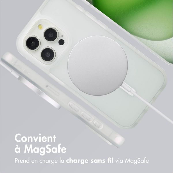 imoshion Coque Color Guard avec MagSafe Apple iPhone 15 Pro - Blanc