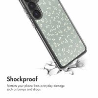 imoshion Coque Design Samsung Galaxy S24 FE - Smoke Green Flowers