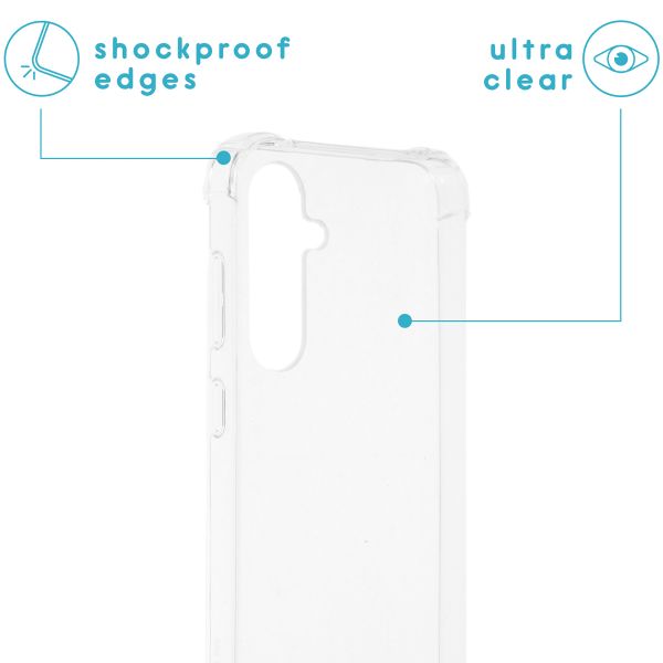 imoshion Coque arrière transparente avec cordon Samsung Galaxy S23 FE - Noir
